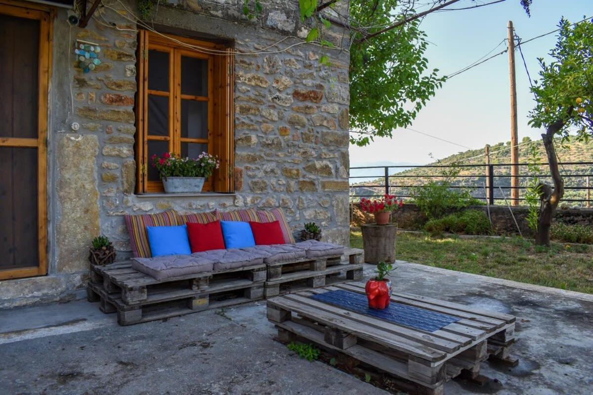 Coastal Stone Hideaway With Stunning Scenery Βίλα Κιτριές Εξωτερικό φωτογραφία